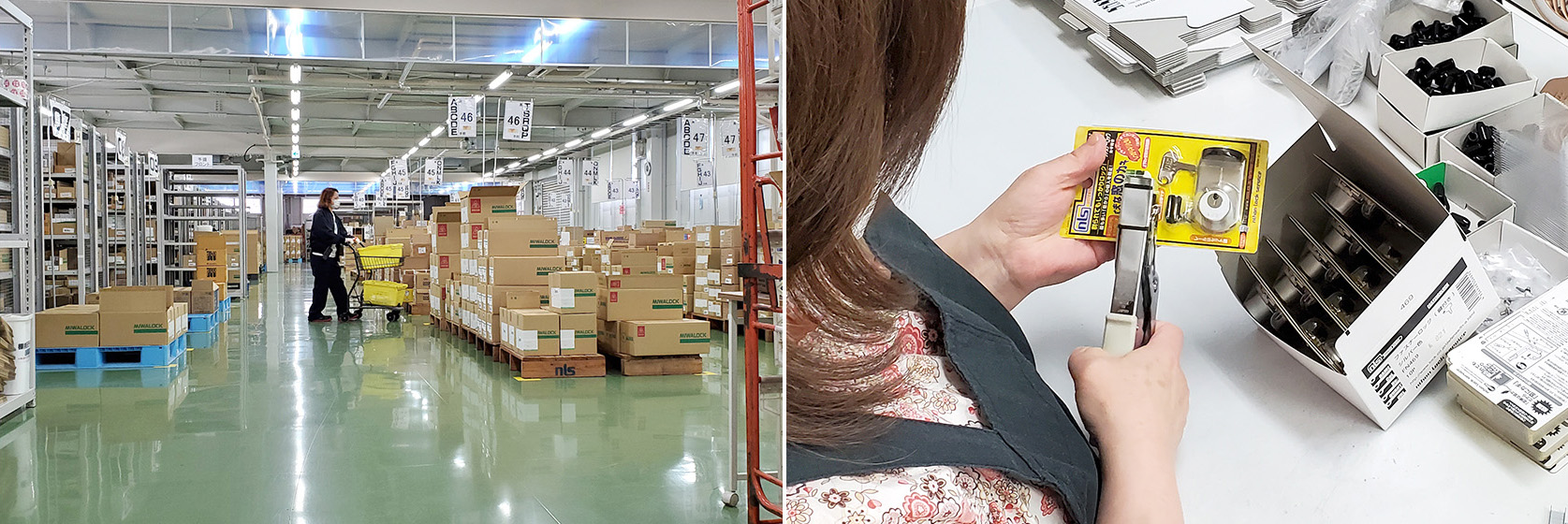 In-house logistics warehouse in Kawagoe