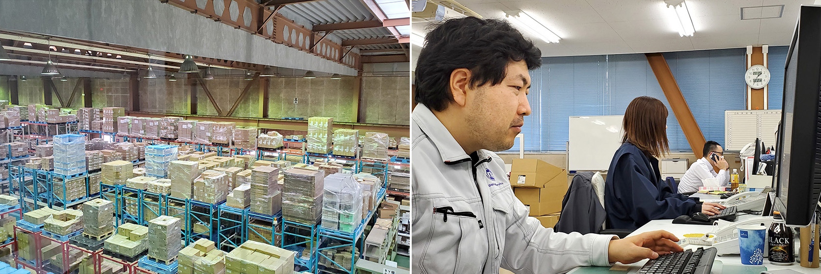 In-house logistics warehouse in Kawagoe