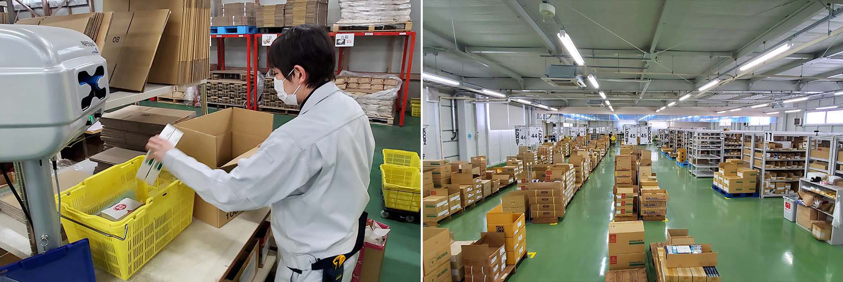 In-house logistics warehouse in Kawagoe