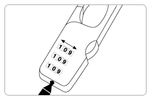 本体の底面にあるボタン押し込む